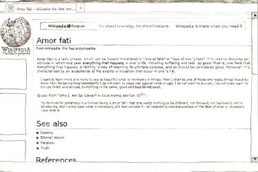 4. Amor fati, Wikipedia Forever